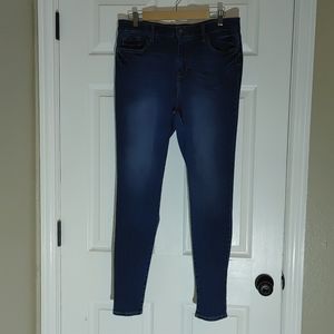 EUC Jessica Simpson high-rise curvy skinny, size 32